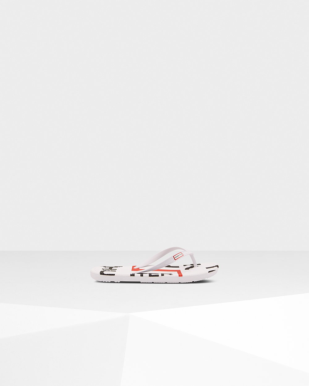 Chinelos Hunter Feminina Branco - Original Exploded Logo - 23OSYFWQP